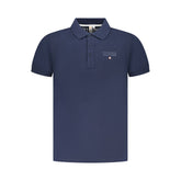 Accademia Militare Blue Cotton Polo Shirt